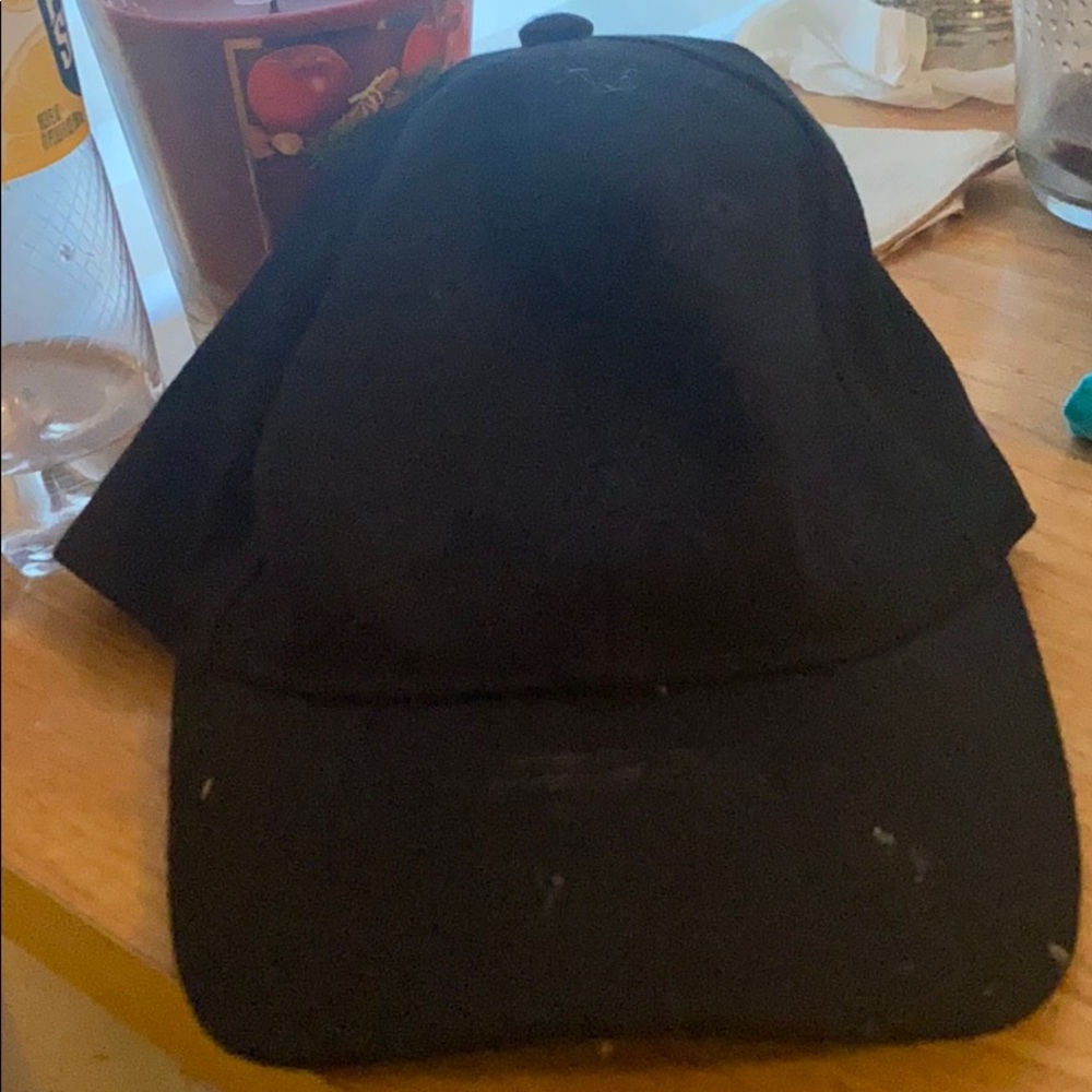 Plain black Jordan hat